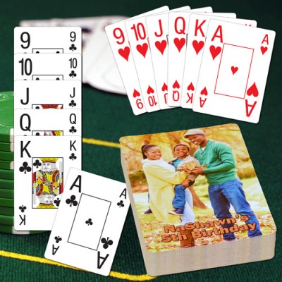 JUMBO Pinochle Personalized Playing Cards